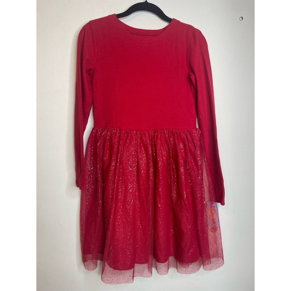 Cat & Jack Size Large Girls Christmas Bundle‎ Dress and Tshirt - NWT B83